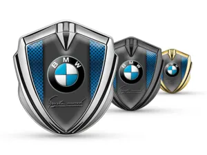BMW Badge Autoadesivo Disegno Max Inox